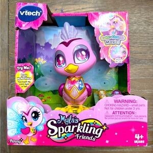 Myla's Sparkling Friends - Penny the peacock - Pink Bird Toy
